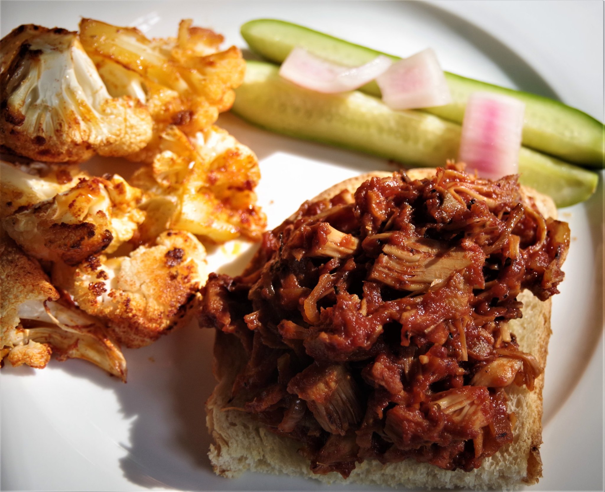 BBQ Jackfruit Sandwiches - Van Delicious